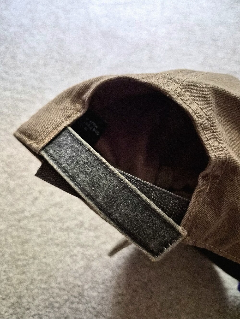 Joah Brown Official Vintage Cap Khaki Army Green w Brown Brim One Size NWOT - Picture 2 of 5